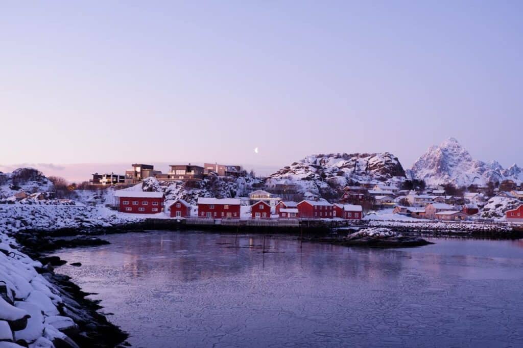 lofoten tramonto